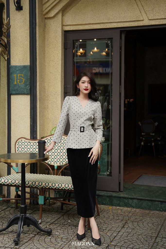 Chân váy Velvet Pencil Skirt