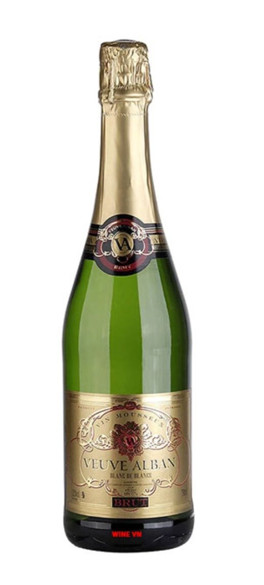 VEUVE ALBAN MOUSSEUX Sparkling(vang nổ)  11%   PHÁP