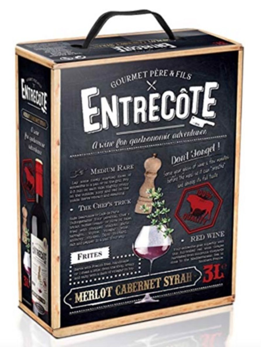 ENTRECOTE  Bịch 3LIT   14%  PHÁP