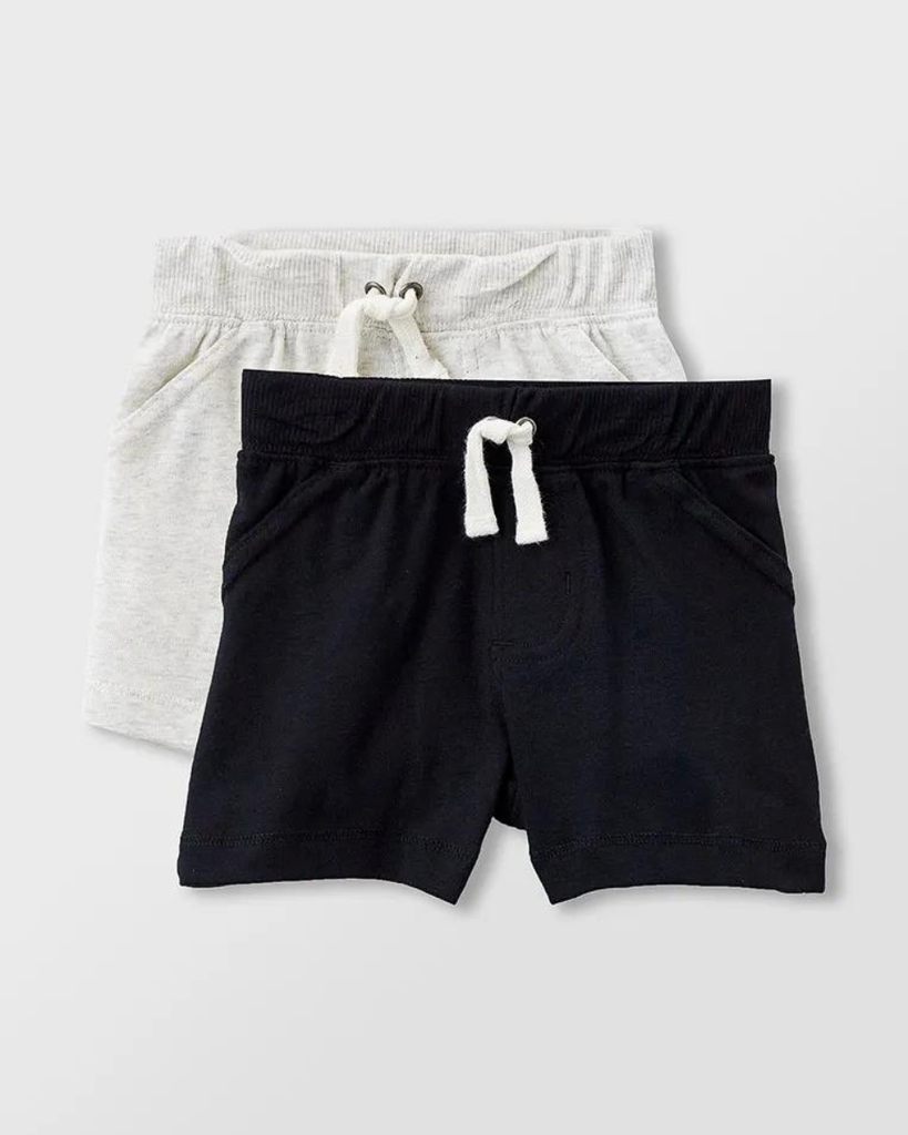 Set 2 Quần Ngắn Bé Trai Màu Xám Và Đen Carter's 0-24M