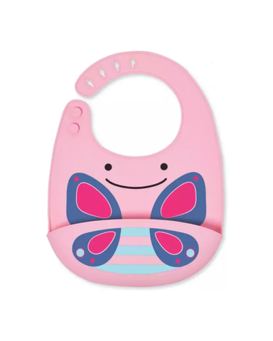 Yếm Ăn Dặm Silicone Zoo Skip Hop - Bướm