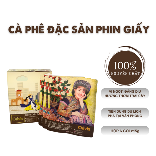  Cà Phê Đặc Sản Hộp 6 Phin Giấy 