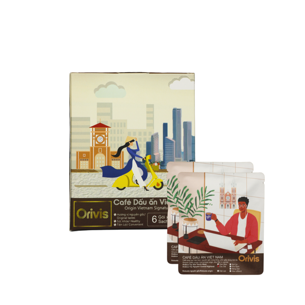  Cà Phê Arabica Hộp 6 Phin Giấy 