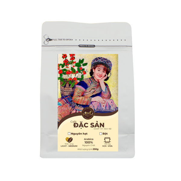  Cà Phê Đặc Sản Gói 250g Hạt Rang Mộc 