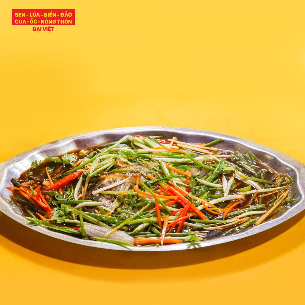  Steamed Rabbitfish With Soy Sauce - Cá dìa bông hấp xì dầu 