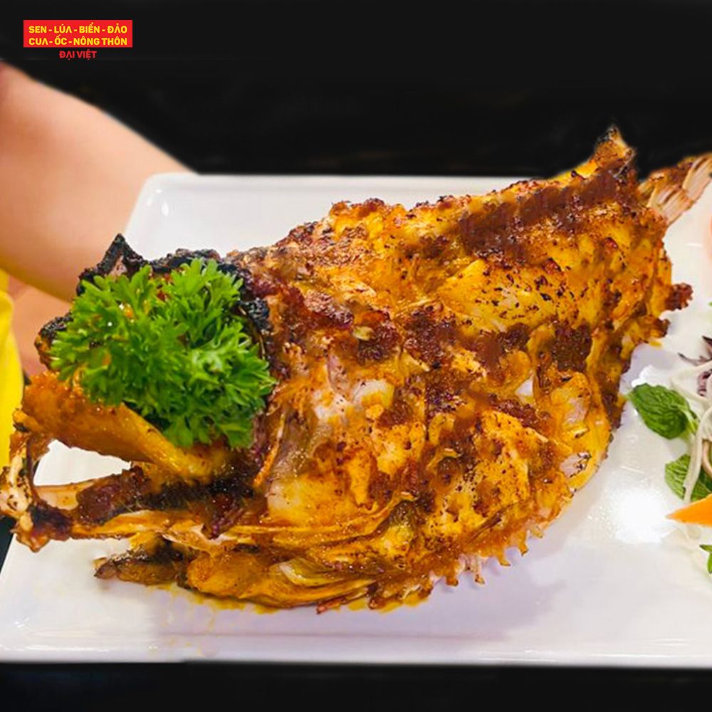  Grilled Stonefish With Salt And Chili - Cá mặt quỷ nướng muối ớt (con 1kg) 