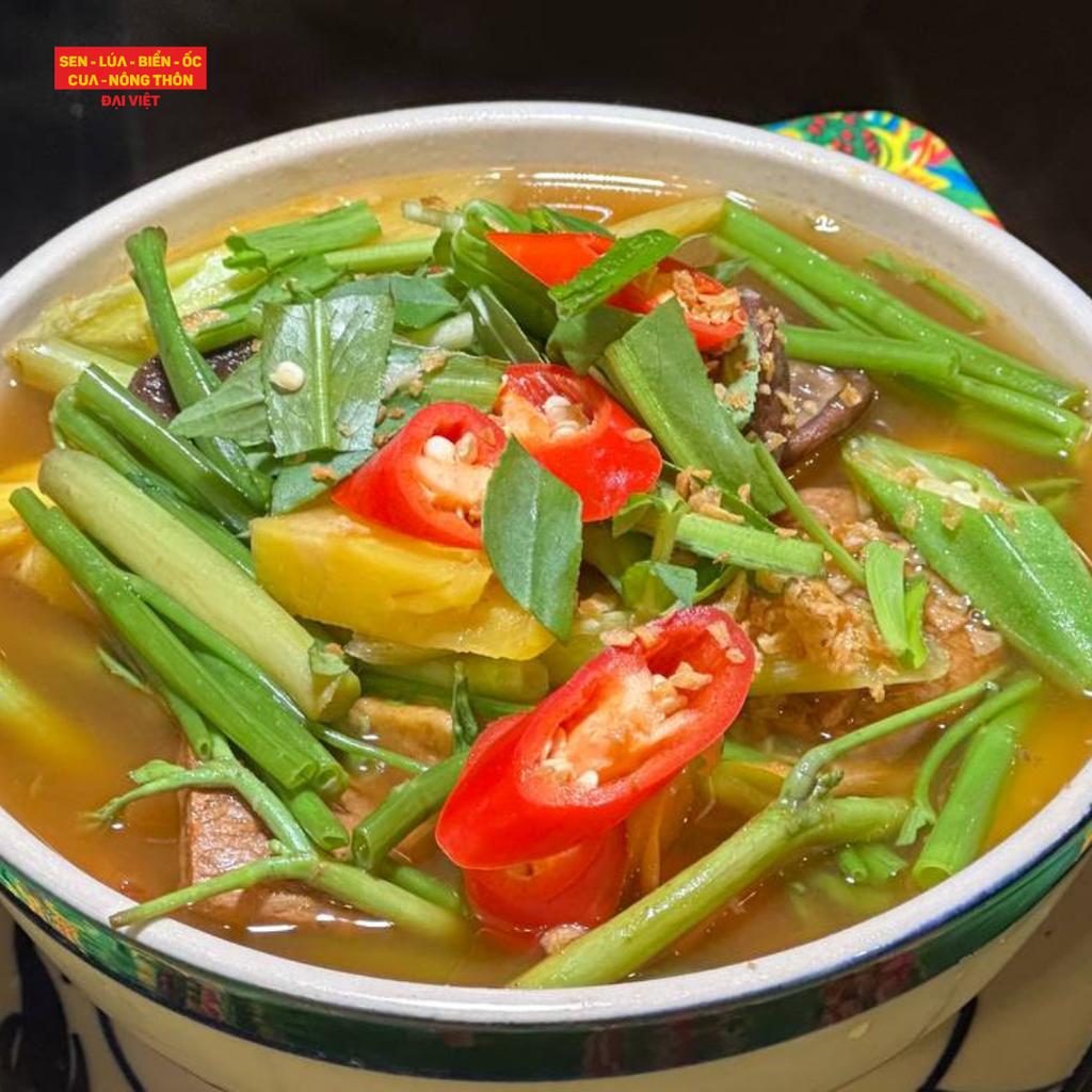  Sweet And Sour Soup With Tofu, Tomatoes, Served With Steamed Rice - Canh Chua Chay 