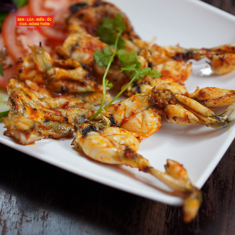  Grilled Frog With Salt & Chilli - Ếch Nướng Muối Ớt 