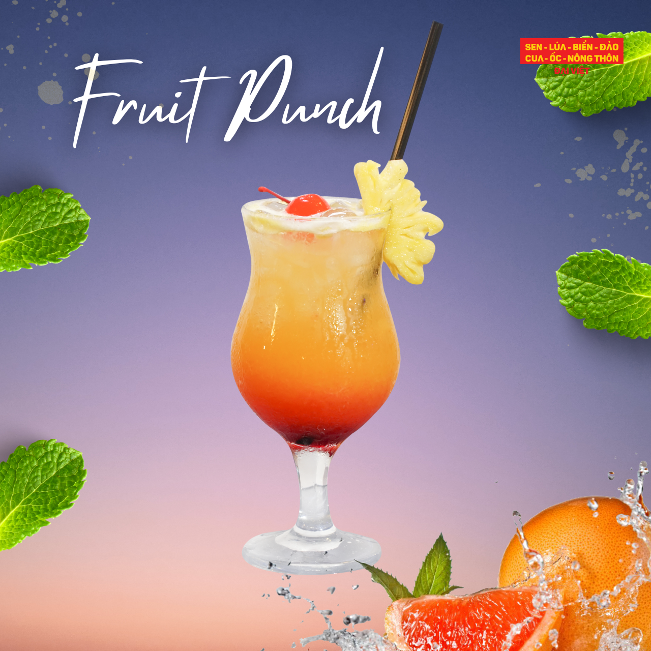  Fruit Punch Mocktail 