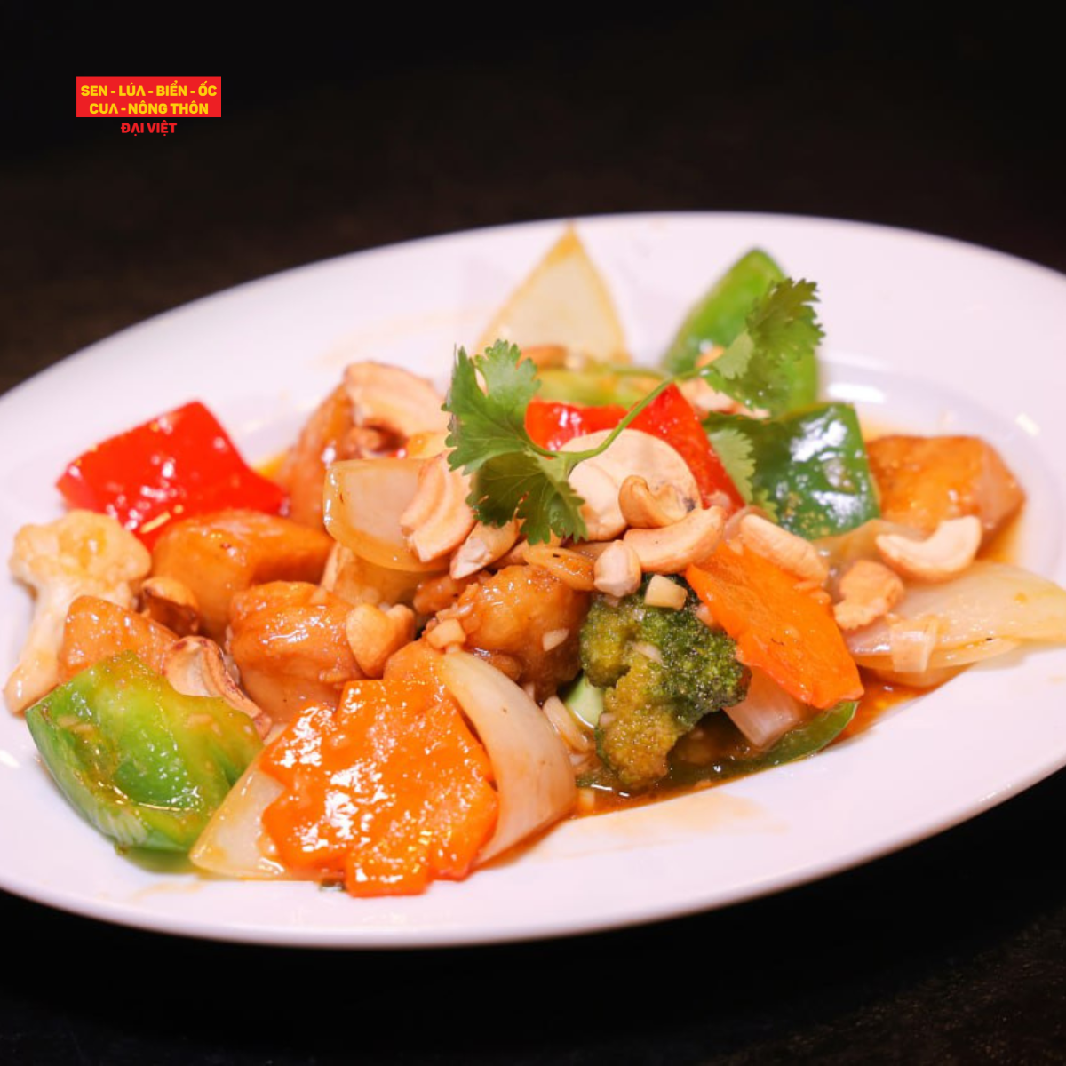  Stir-fried Chicken With Cashew Nuts - Gà Xào Hạt Điều 