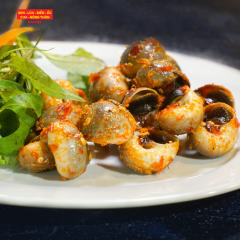  Pan-fried Grease Snail With Salt - Ốc Mỡ Rang Muối 