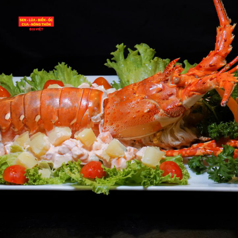  Tropical Rock Lobster Fruit Salad - Tôm Hùm Bông Salad Trái Cây (Giá tính theo 1 con 600 gram) 