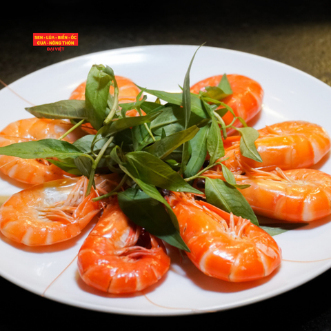  Steamed Shrimp - Tôm Sú Hấp (300 gram) 