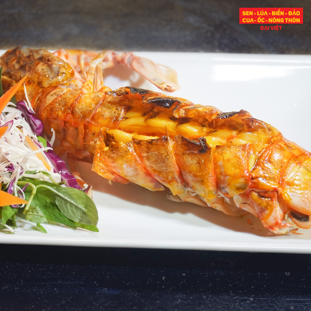  Grilled Giant Mantis Shrimp With Salt And Chili - Tôm tít khổng lồ nướng muối ớt (con 400g) 