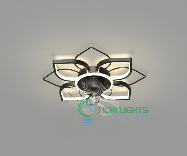  Đèn quạt ốp trần QT-02 