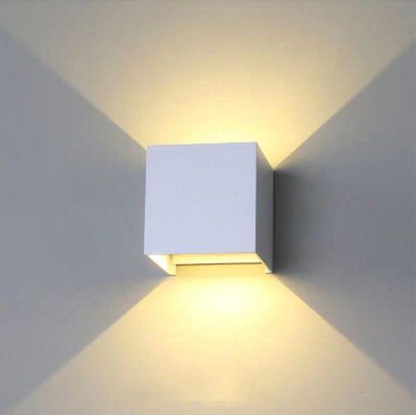  Đèn tường hiện đại VNT2217 VUÔNG Trắng 