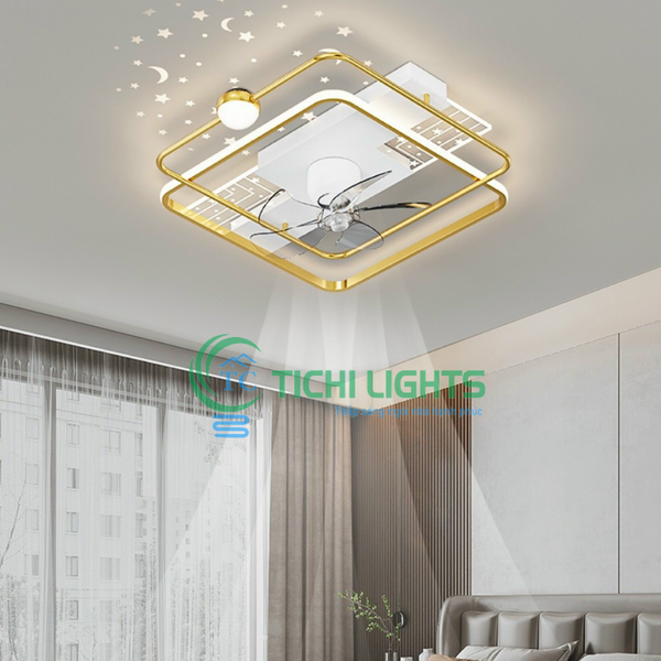  Đèn quạt ốp trần QT 07 