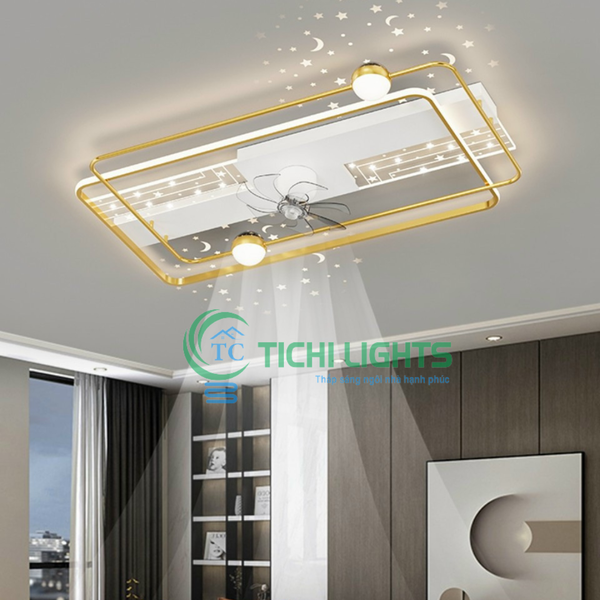  Đèn quạt ốp trần QT 08 