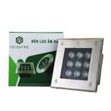 Đèn LED Âm Đất Vuông 9W GSDV9 Gs Lighting 