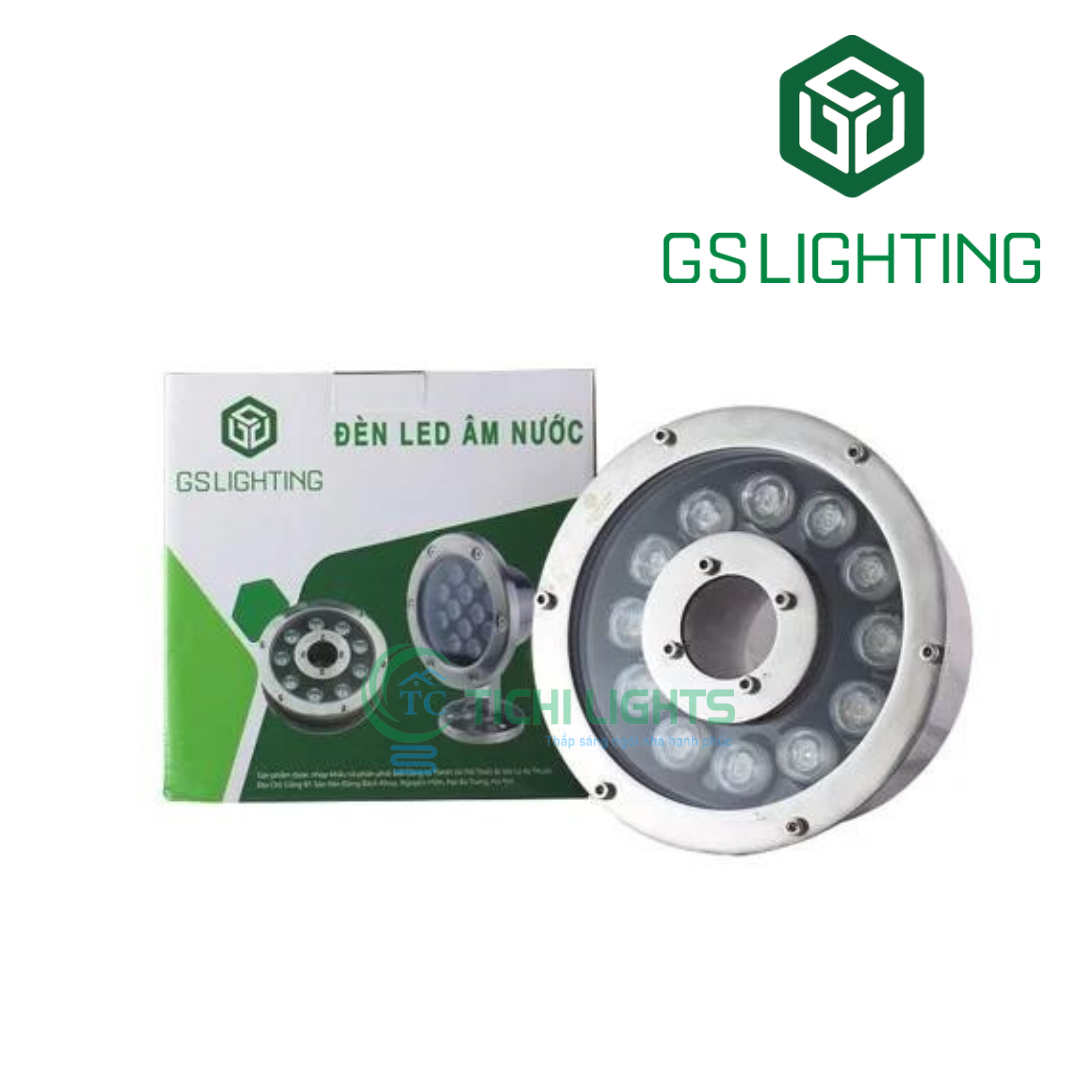  Đèn âm nước bánh xe 12W GSBX12 