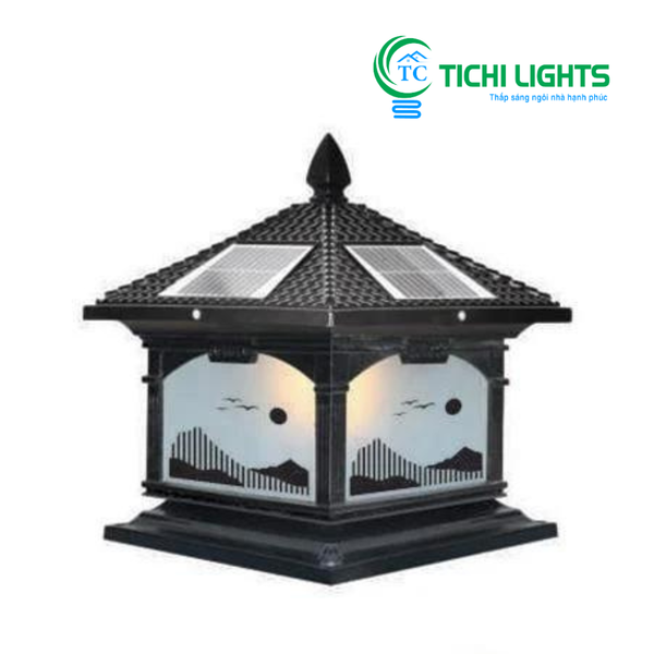  Đèn trụ cổng năng lượng mặt trời SOLAR-456 