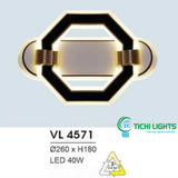  Đèn vách trang trí led L230*H260 - LED 28W, ánh sáng vàng VL 4571 