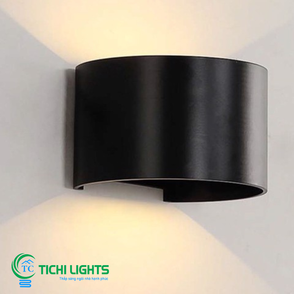  Đèn tường hiện đại VNT2217 TRÒN Đen 