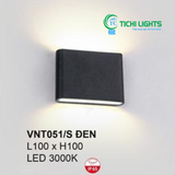  Đèn Gắn Tường Hiện Đại VNT051/S ĐEN, TRẮNG 