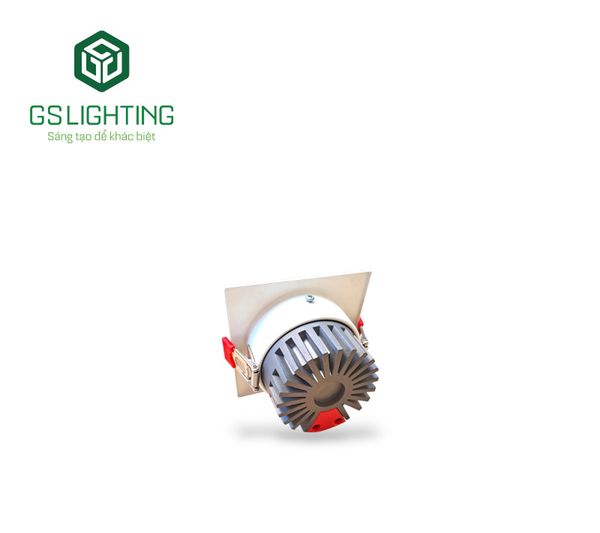  Đèn âm trần Luxury vuông đơn 12w Gs Lighting 