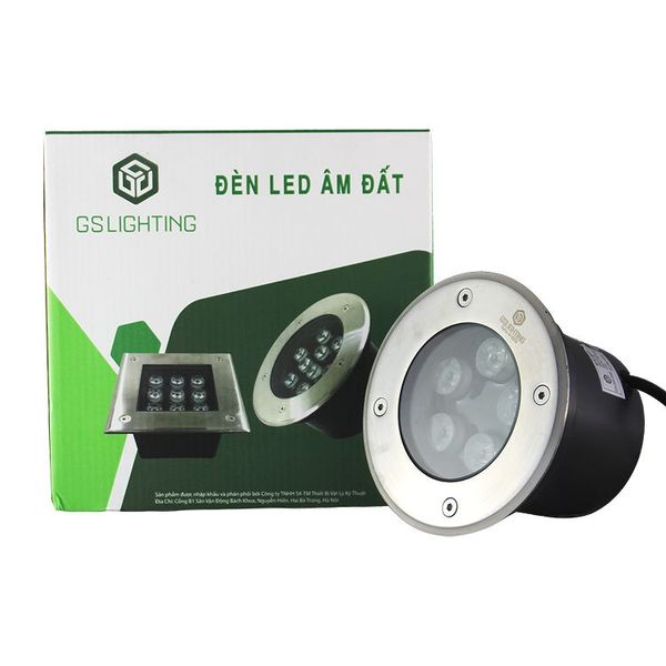  Đèn LED Âm Đất Tròn 5W GSDT5 Gs Lighting 