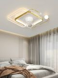  Đèn Quạt Trang Trí Dải Ngân Hà LXV098-Vàng 