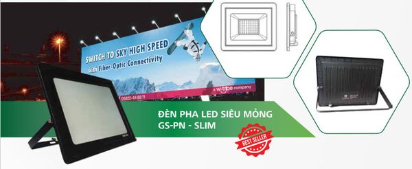  Đèn Pha LED Siêu Mỏng 150W GS-PN150 