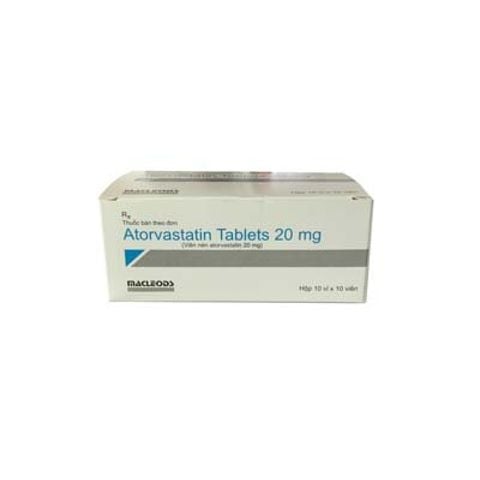  Atorvastatin tablets 20mg macleods 