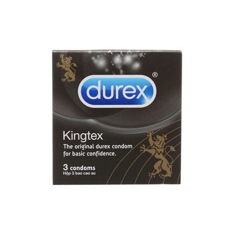  Bao cao su Durex đen 3C 