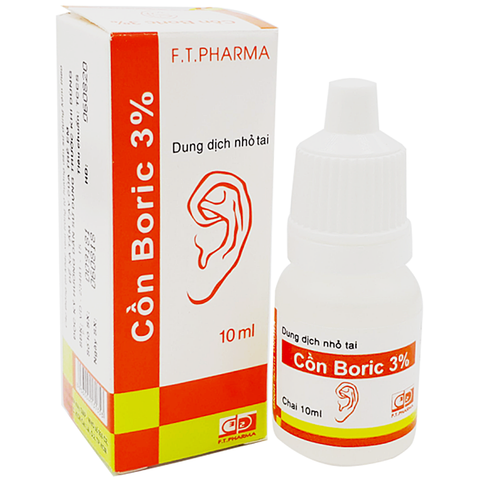  Cồn boric 3% dp 3/2 (chai/10ml) 