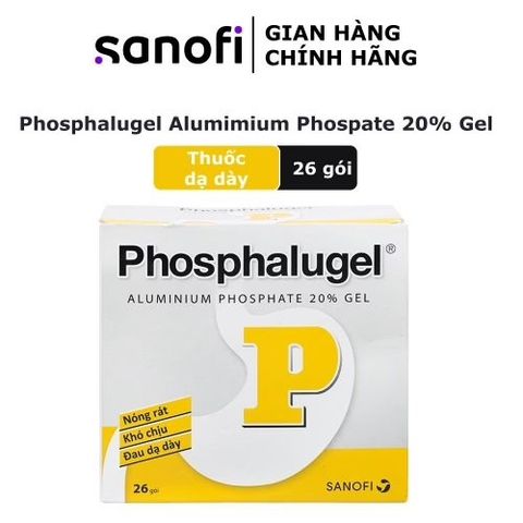  Phosphalugel sanofi (hộp/26gói/20gram) 