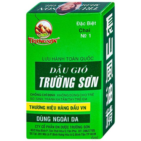  Dầu gió Trường Sơn 