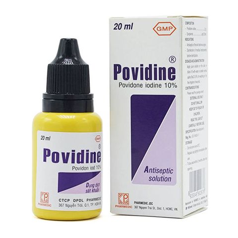  Povidine 10% pharmedic (lốc/10c/20ml) 