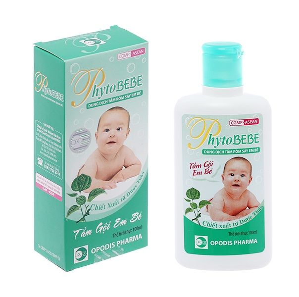  Dung Dịch Tắm Tôm Sẩy Trẻ Em Phytobebe Opodis 