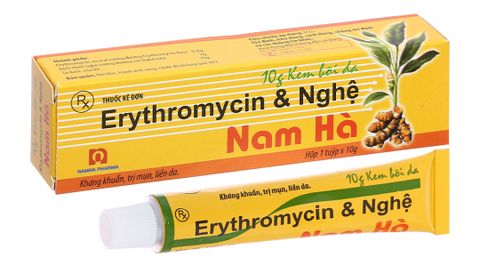  Erythromycin & nghệ nam hà (tuýp/10gr) 