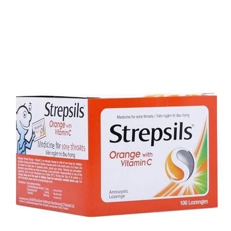  Strepsils cam lớn 100 viên 