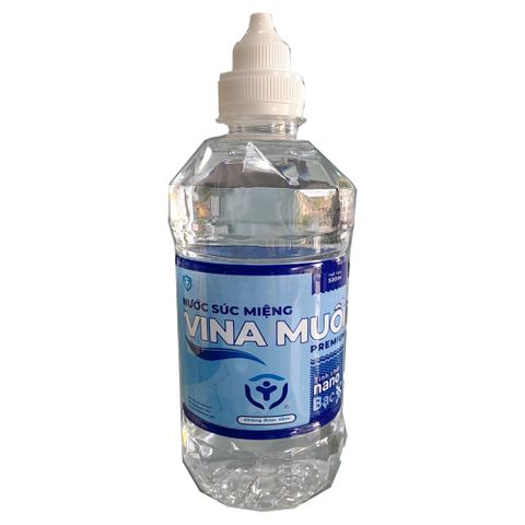  Nước súc miệng Vina muối nano bạc Phú Toàn 500ml 