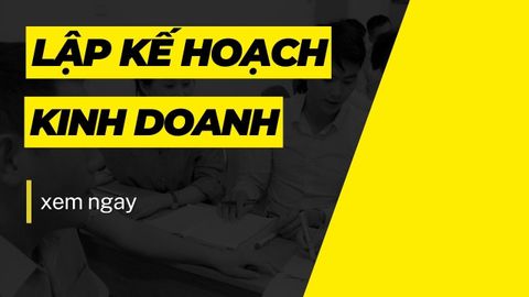 Lập kế hoạch kinh doanh