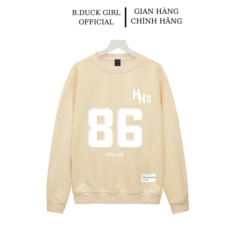  Áo nỉ sweater nam nữ form rộng vải nỉ bông dày dặn phong cách Ulzzang Tranger 86 - SoHa Clothing 