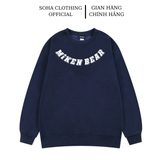  Áo nỉ sweater nam nữ form rộng vải nỉ bông dày dặn phong cách Ulzzang Miken Bear - SoHa Clothing 