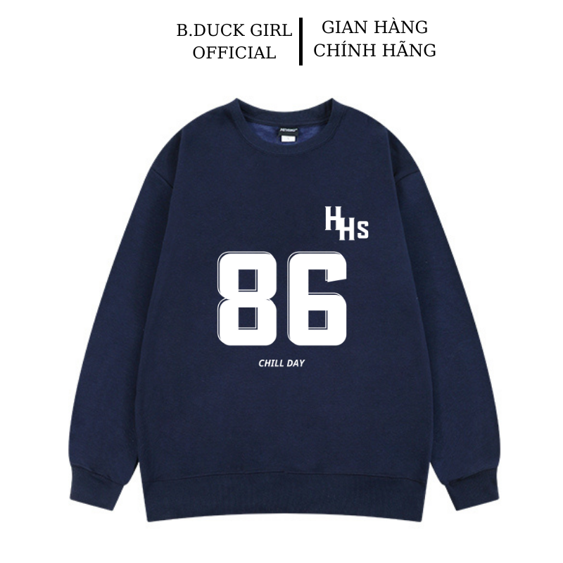  Áo nỉ sweater nam nữ form rộng vải nỉ bông dày dặn phong cách Ulzzang Tranger 86 - SoHa Clothing 