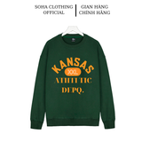  Áo nỉ sweater nam nữ form rộng vải nỉ bông dày dặn phong cách Ulzzang Kansas - SoHa Clothing 