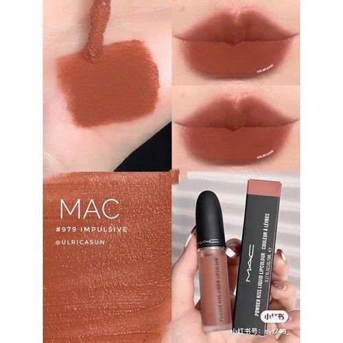 Son Kem MAC Powder Kiss Liquid Lipcolour 979 Impulsive 5mlSON KEM LÌ