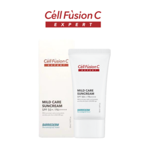 Cell Fusion C Expert – Kem chống nắng vật lý, tăng cường hàng rào bảo vệ da Mild Care Suncream SPF 50+/ PA++++