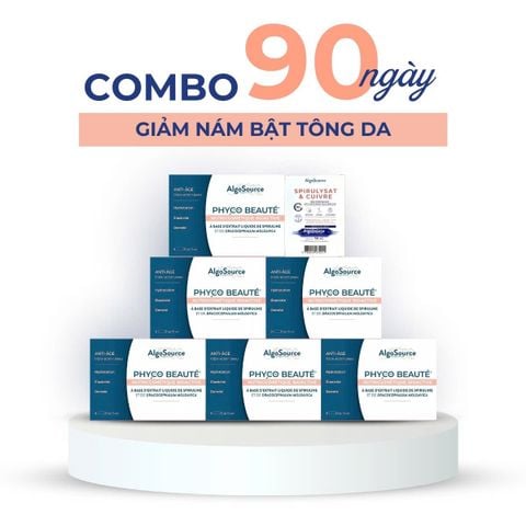 Combo 90 ngày giảm nám - Bật tông da